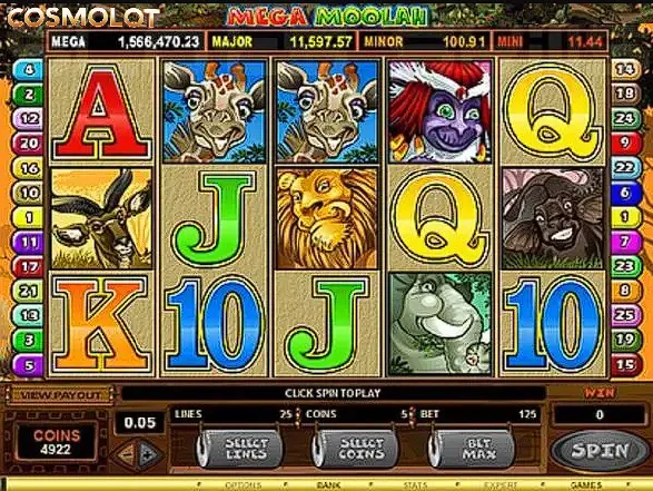 mega moolah demo